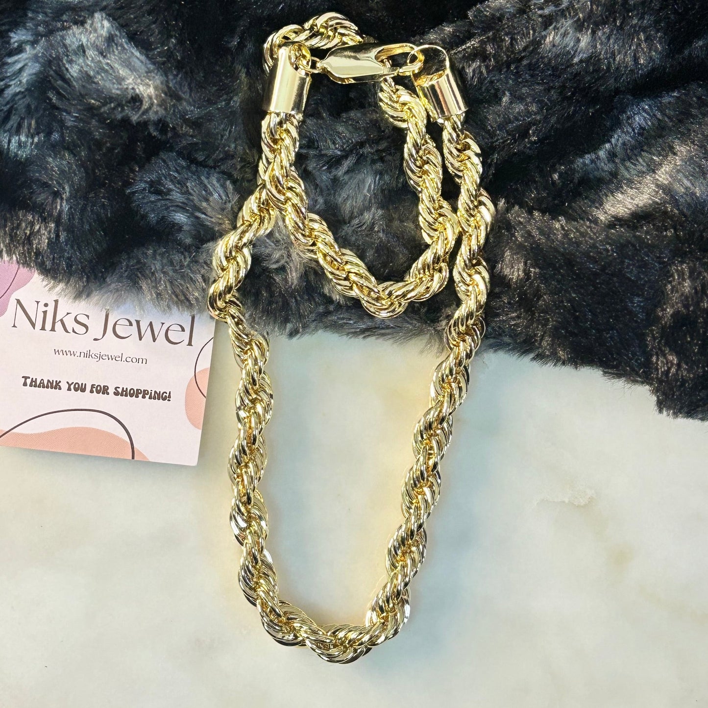 Broad Unisex Rope Chain