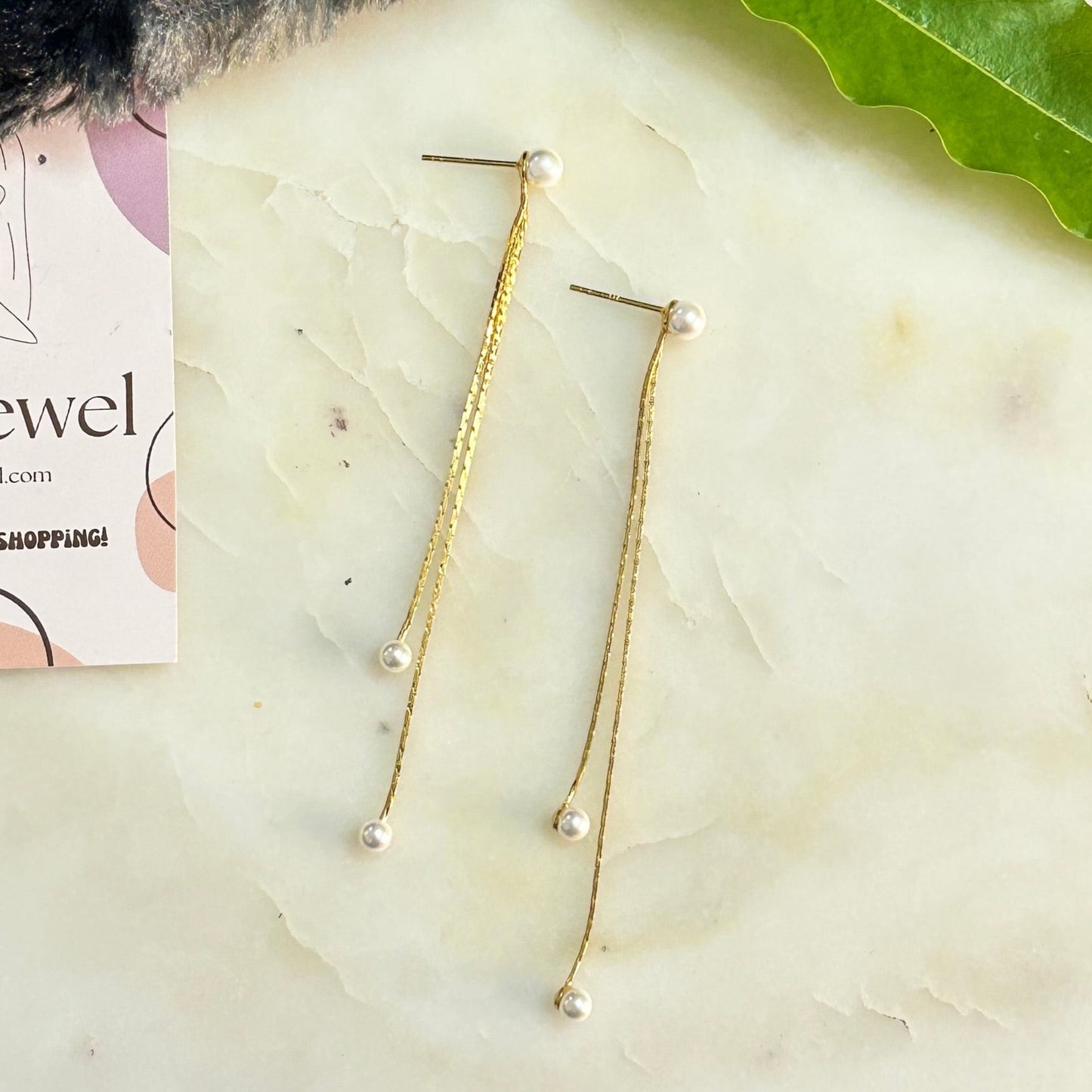 Sleek Long Earring