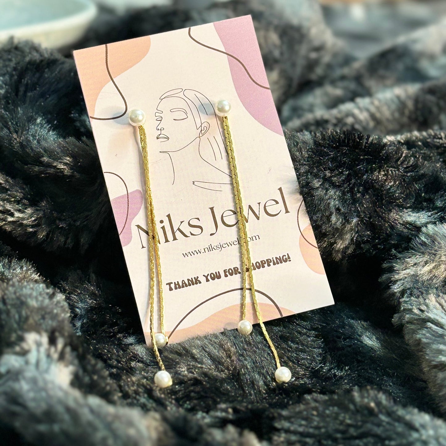Sleek Long Earring