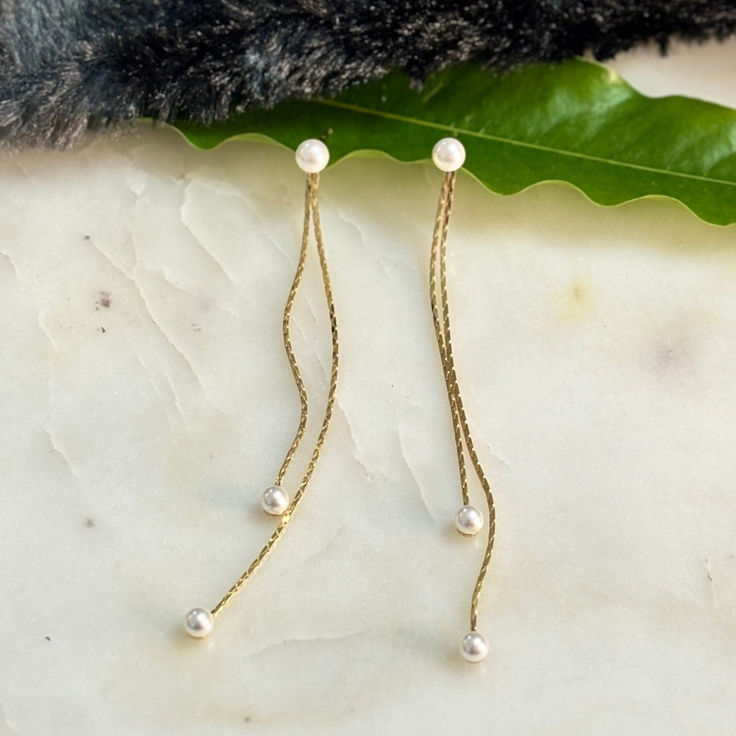 Sleek Long Earring