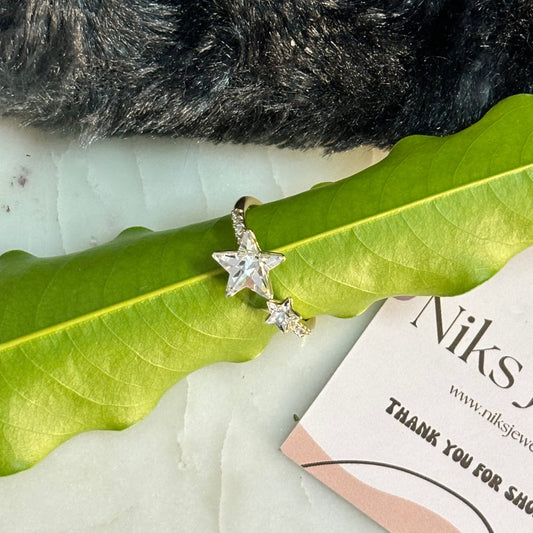 Twinkling Star Open Ring