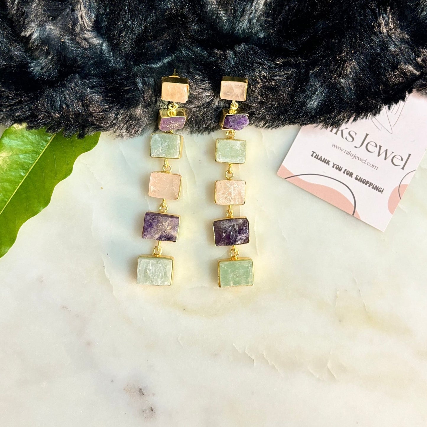 NATURAL STONE DANGLER
