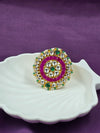 Statement Jadau Kundan Ring