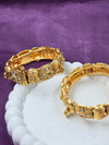Traditional Beaded Finish Studded Bangles