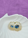 Loving swans brooch