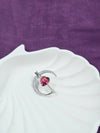 Heart & Moon Brooch