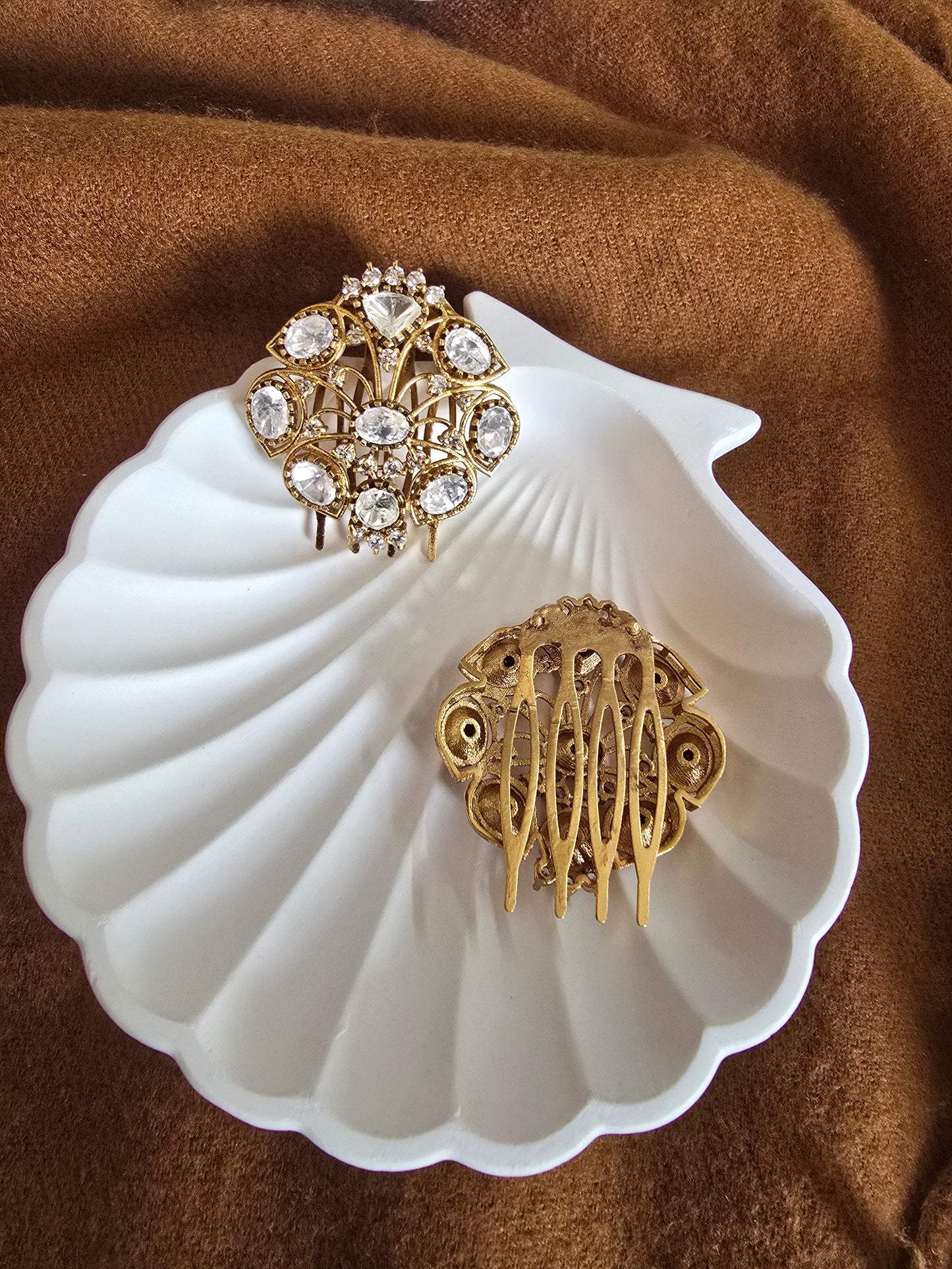 Polki Floral Hairpin/Comb