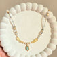Multi-Gemstone Beaded Necklace with Amazonite Pendant.