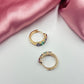 Gold look-alike Small Hoop - Multi