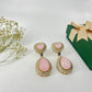 Doublet stone earring