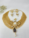 Polki stone statement necklace