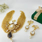 Polki stone statement necklace