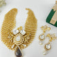 Polki stone statement necklace