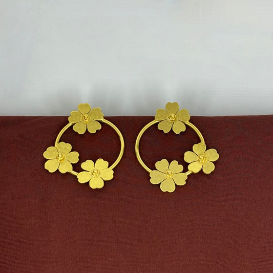 Flower Statement Stud