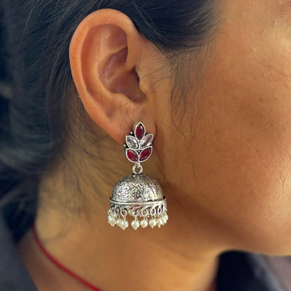 Kundan Jhumka - Colours Available