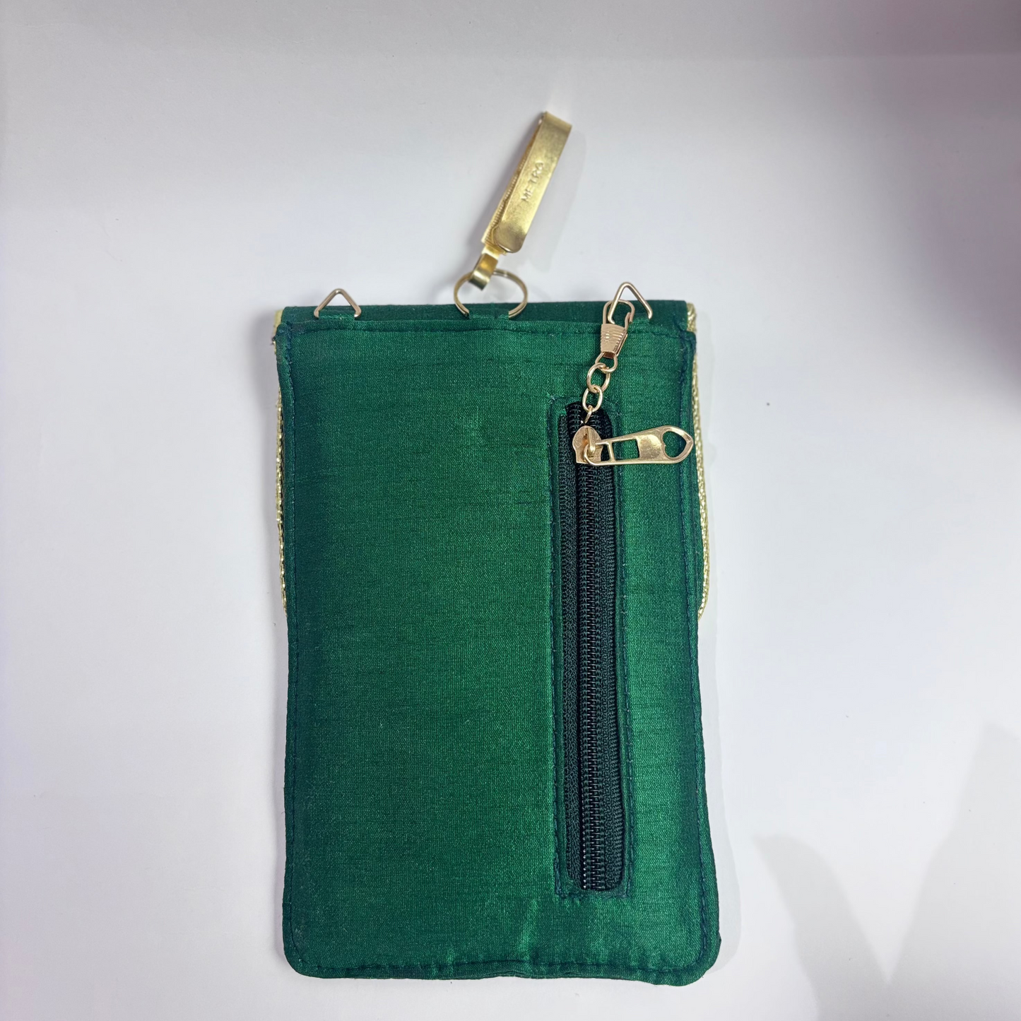 Elephant Motive Mobile Sling - Hand Embroidered