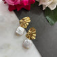 FAUX PEARL DROP EARINGS