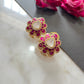 TRADITIONAL IMITATION RUBY STUD