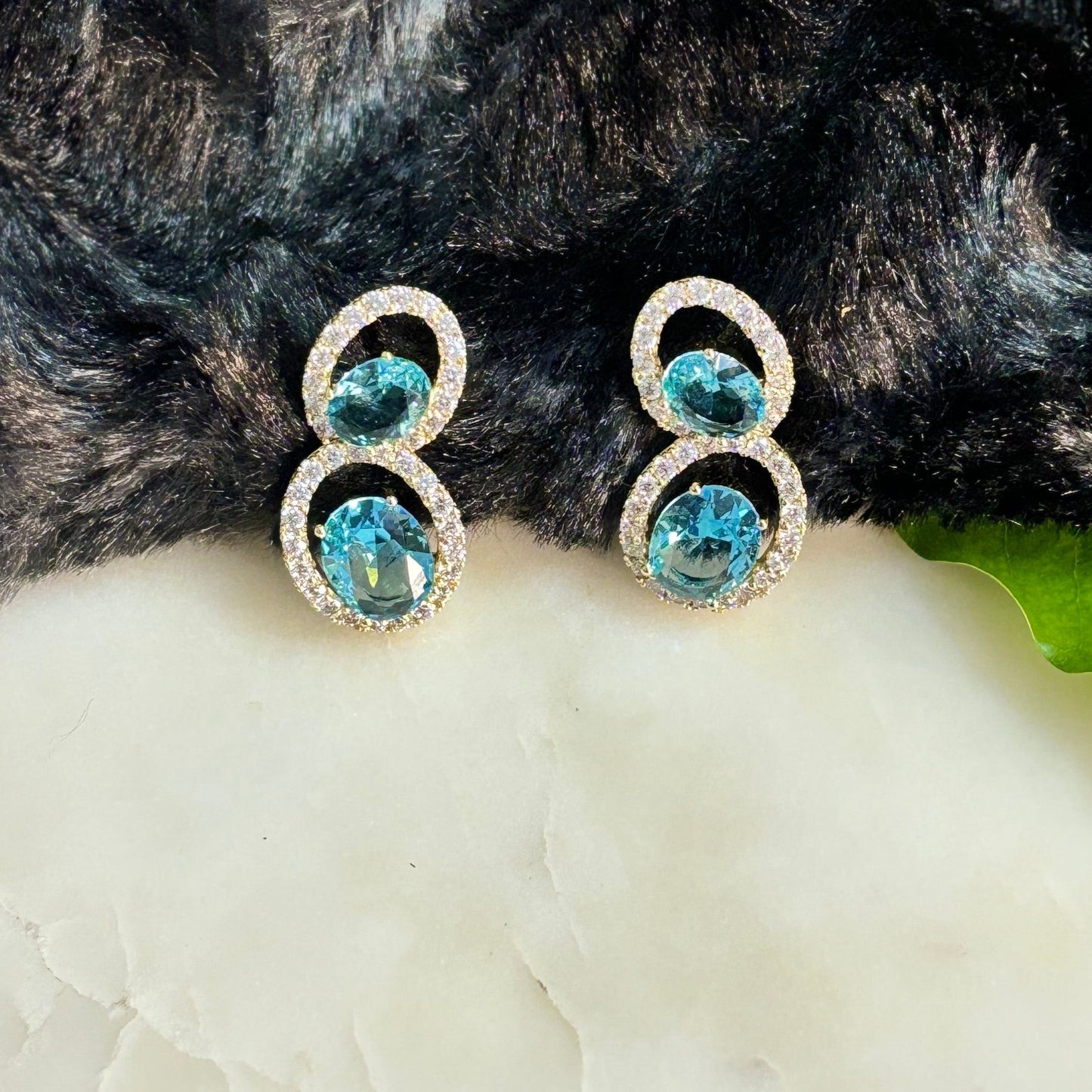 Crystal Earring - Sky