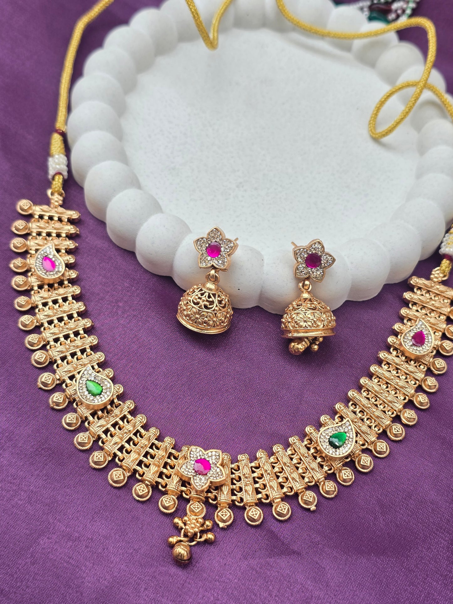 Antique Temple Fusion Necklace