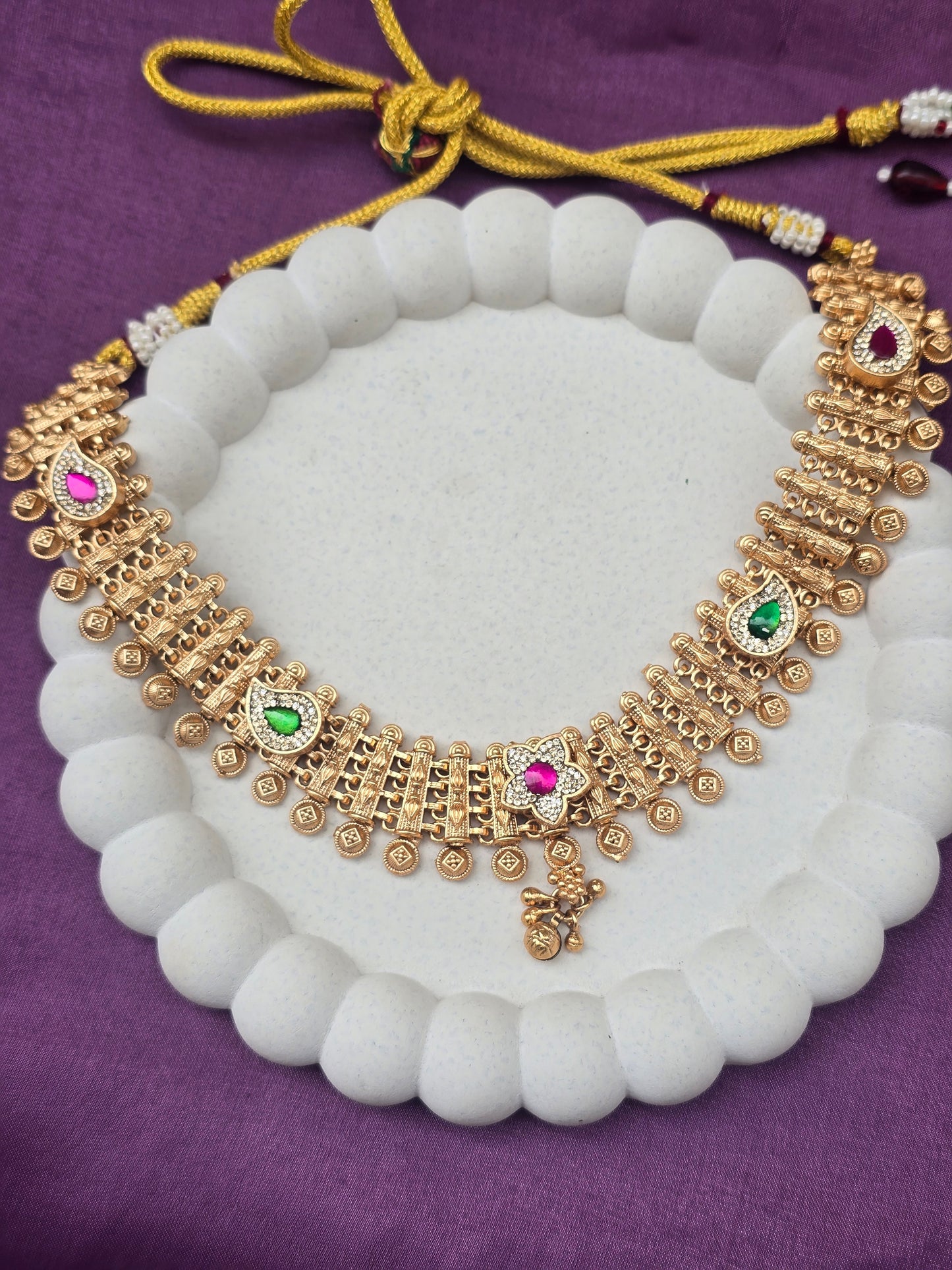 Antique Temple Fusion Necklace