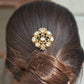Polki Floral Hairpin/Comb